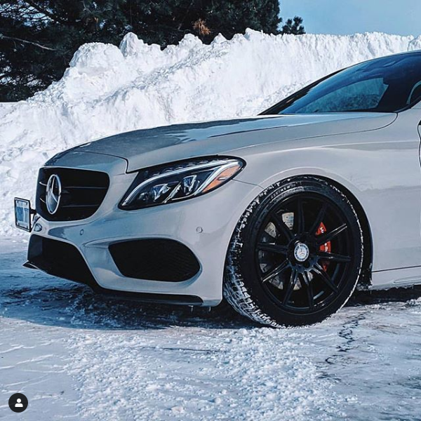 Mercedes Benz with Michelin Winter Tires