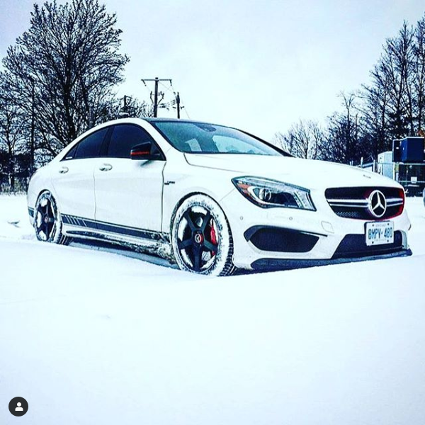 Mercedes with Michelin X-Ice Winter Tires