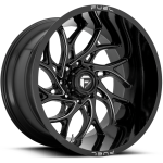 Fuel Off Road Wheels – Fuel Runner – Tire connection Toronto RUNNER-D741-8LUG-24×14-ET-75-GLOSS-BLK-N-MILLED-A1_1000