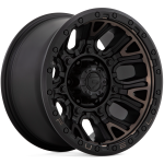 Fuel Off Road Wheels – Fuel Traction – Tire connection Toronto TRACTION D824 17X9 6LUG ET-12 MATTE BLACK DDT A1