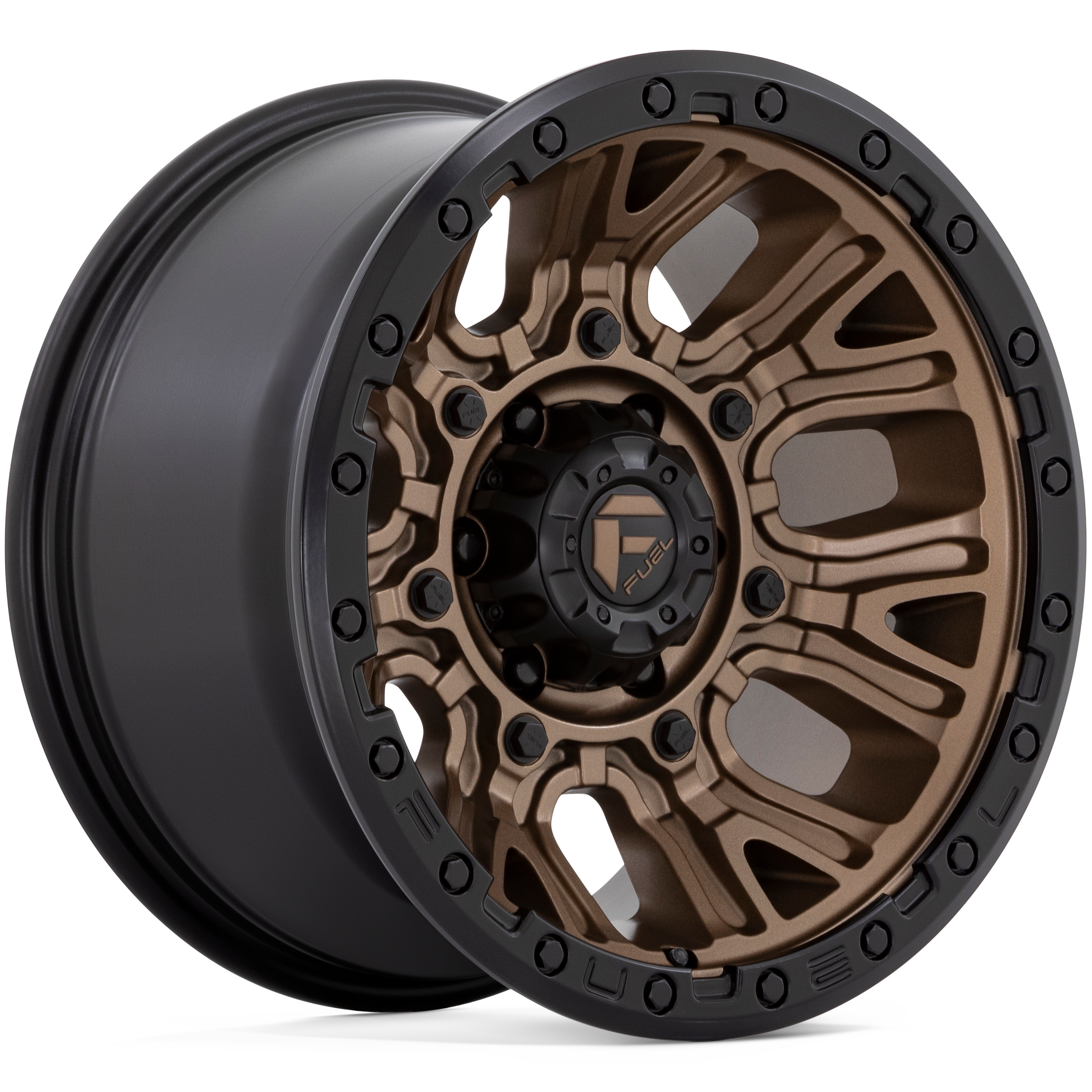 Fuel Off Road Wheels - Fuel Traction - Tire connection Toronto TRACTION D826 17X9 6LUG ET-12 MATTE BRONZE W BLACK RING A1 Fuel Off Road Wheels - Fuel Traction - Tire connection Toronto