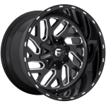 Fuel Off Road Wheels – Fuel Triton – Tire connection Toronto TRITON-D581-6LUG-20×12-ET-43-GLOSS-BLK-N-MILLED-A1