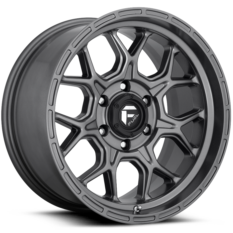 TECH-D672-6LUG-18x9-ET-12-ANTHRACITE-A1_1000 Fuel Off Road Wheels - Fuel Tech - Tire connection Toronto